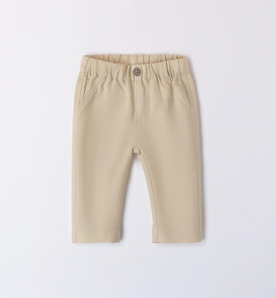 Pantalone in lino per bimbo BEIGE iDO