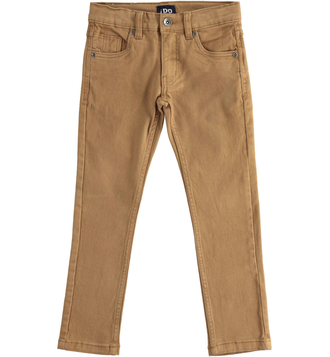 Pantalone in twill di cotone stretch MARRONE iDO