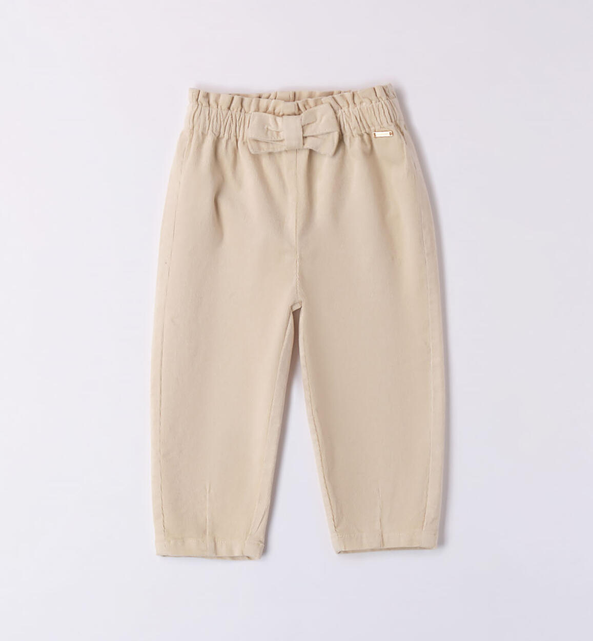 Pantalone in velluto bambina BEIGE Sarabanda