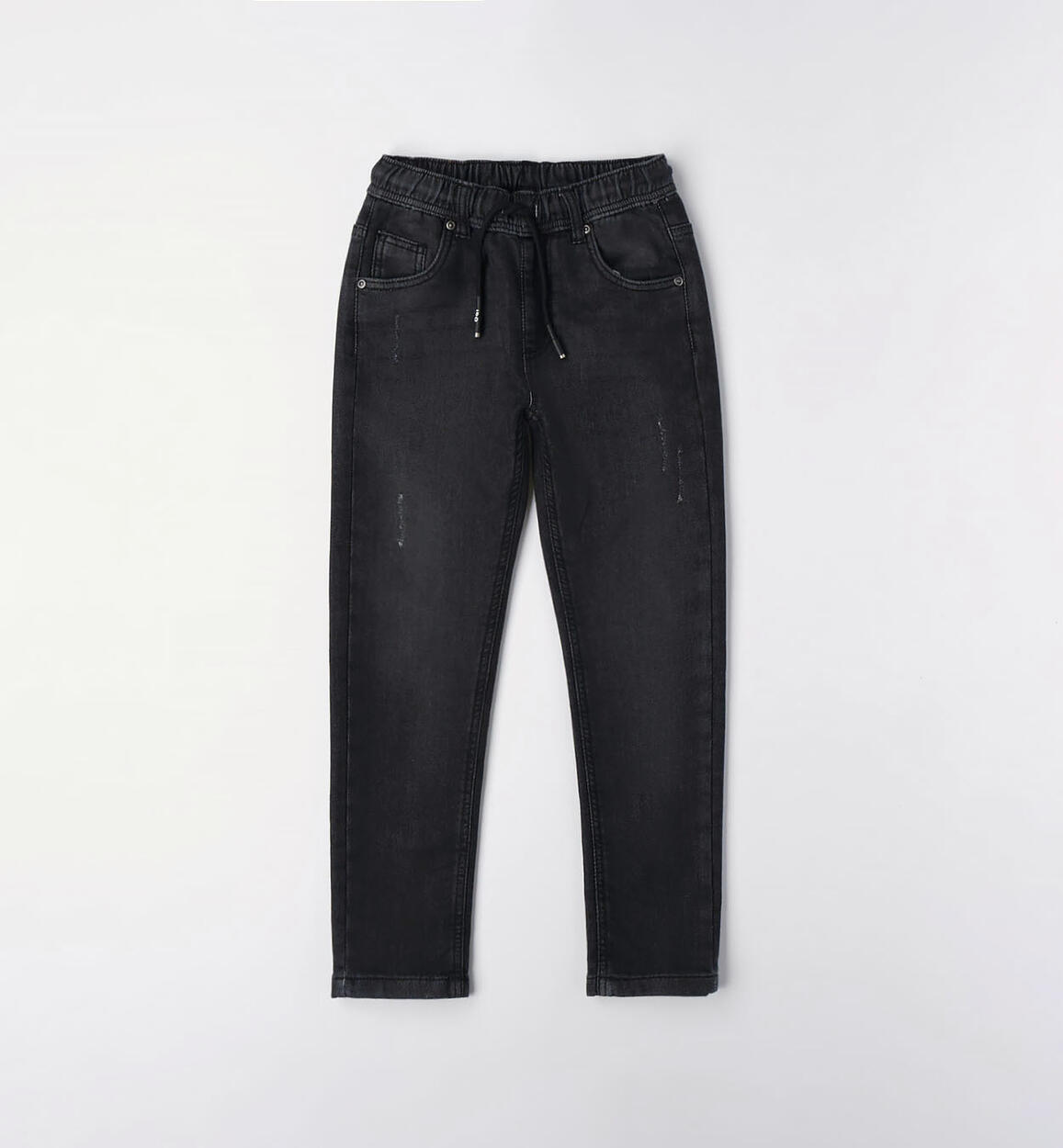 Pantalone jogger ragazzo NERO iDO