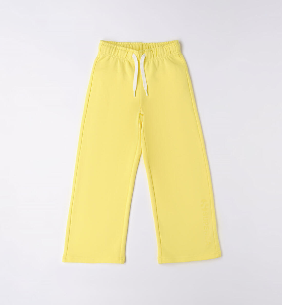 Pantalone lungo 100% cotone bambina Superga GIALLO SUPERGA