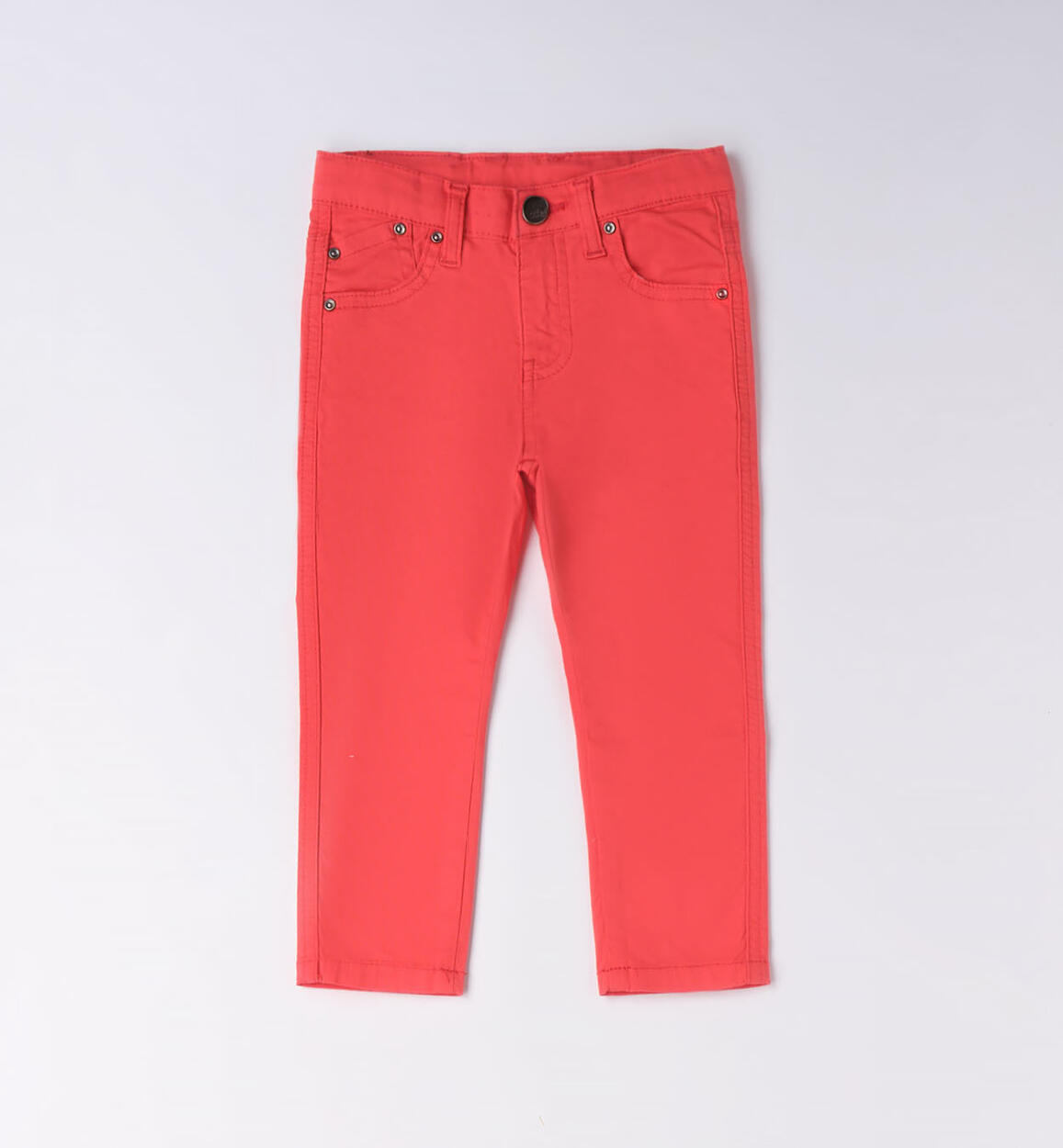 Pantalone lungo cotone bambino ROSSO Sarabanda