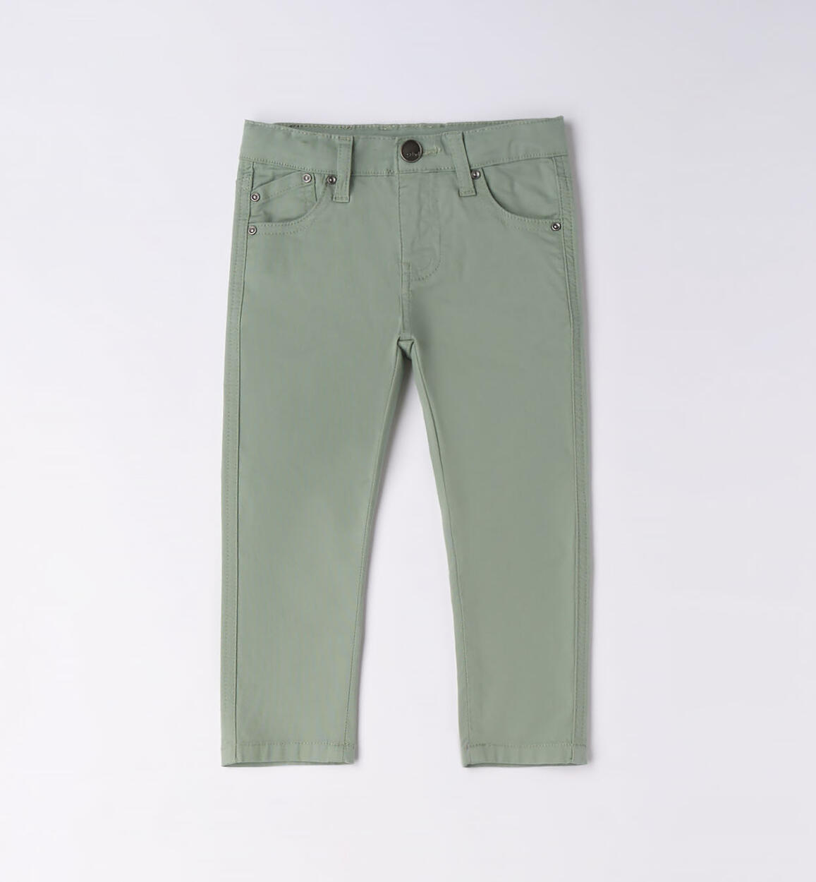 Pantalone lungo cotone bambino VERDE Sarabanda