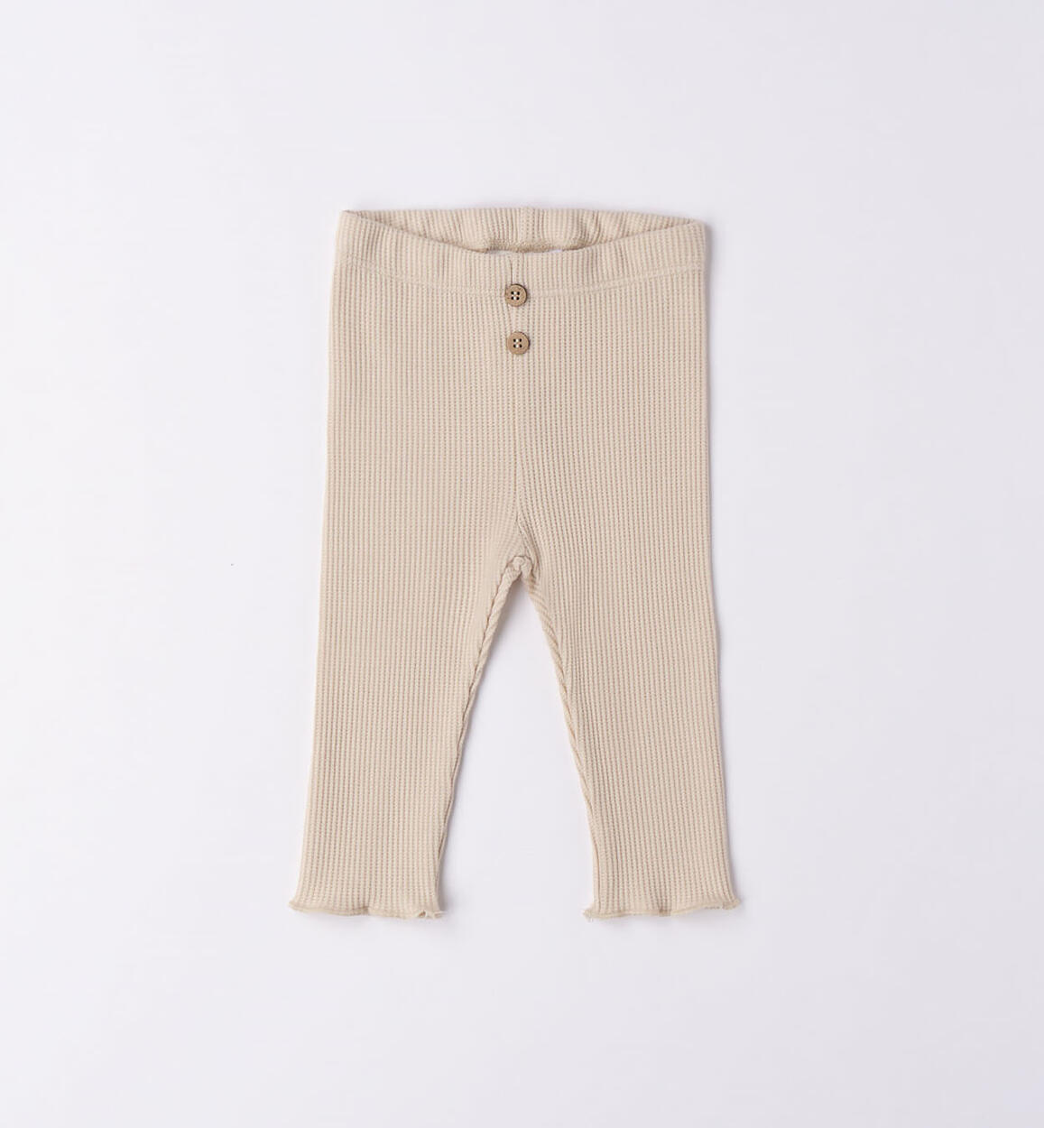 Pantalone neonata waffle BEIGE iDO