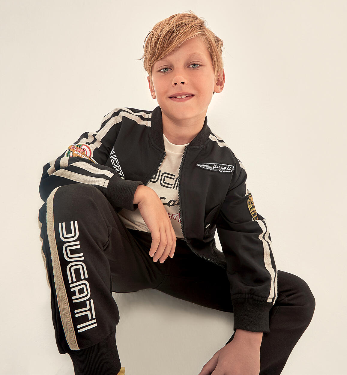 Ducati oversized trousers for boys BLACK DUCATI