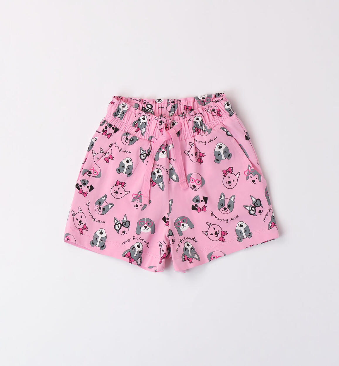 Girls' floral shorts PINK iDO