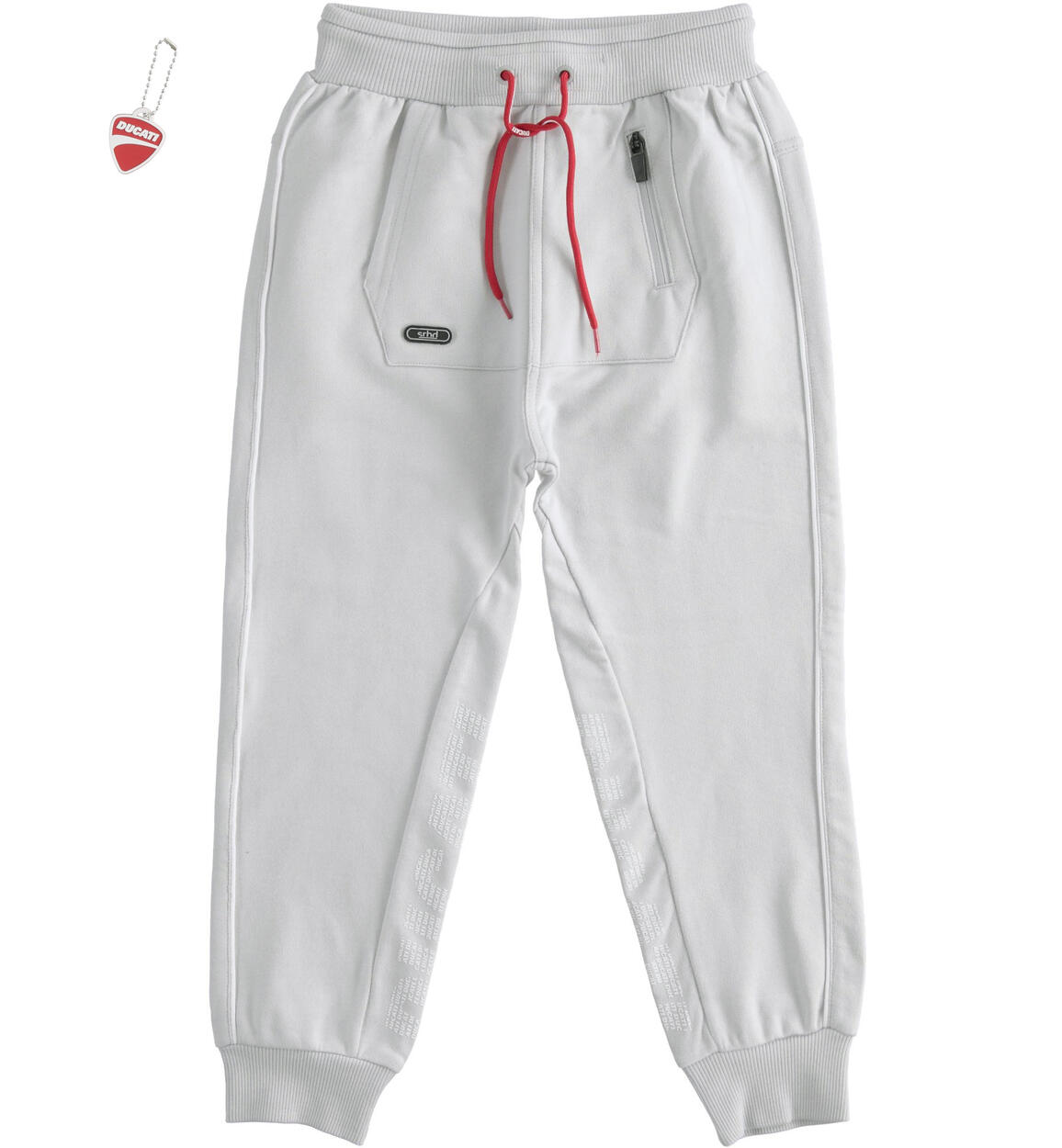 Pantalone per bambino 100% cotone Sarabanda interpreta Ducati GRIGIO Sarabanda