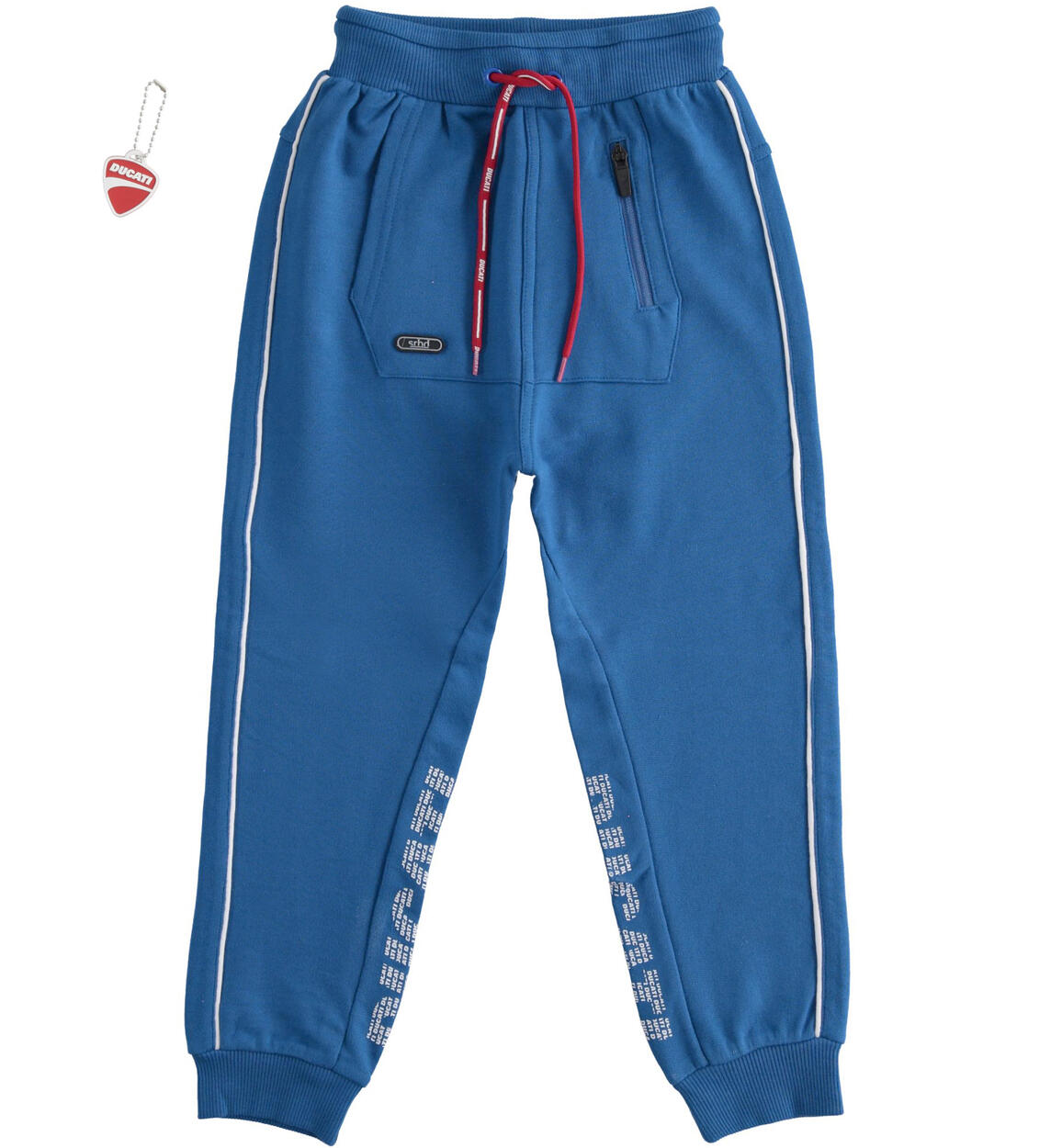 Pantalone per bambino 100% cotone Sarabanda interpreta Ducati BLU Sarabanda