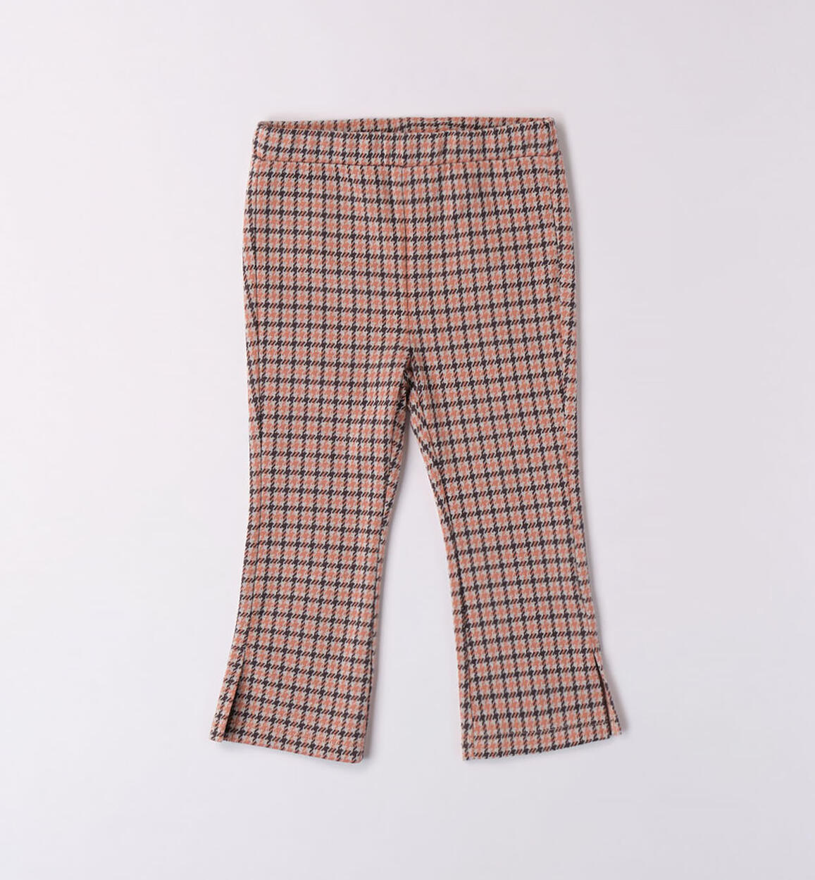 Pantalone quadretti bambina ROSSO iDO