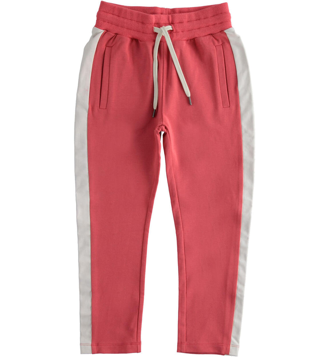 Pantalone ragazza bicolor ROSA iDO