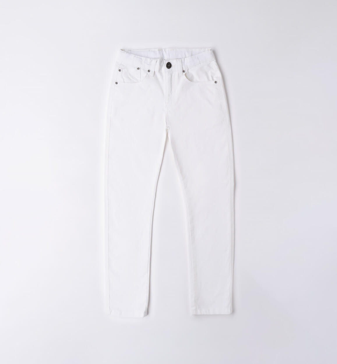 Pantalone ragazzo cotone BIANCO Sarabanda