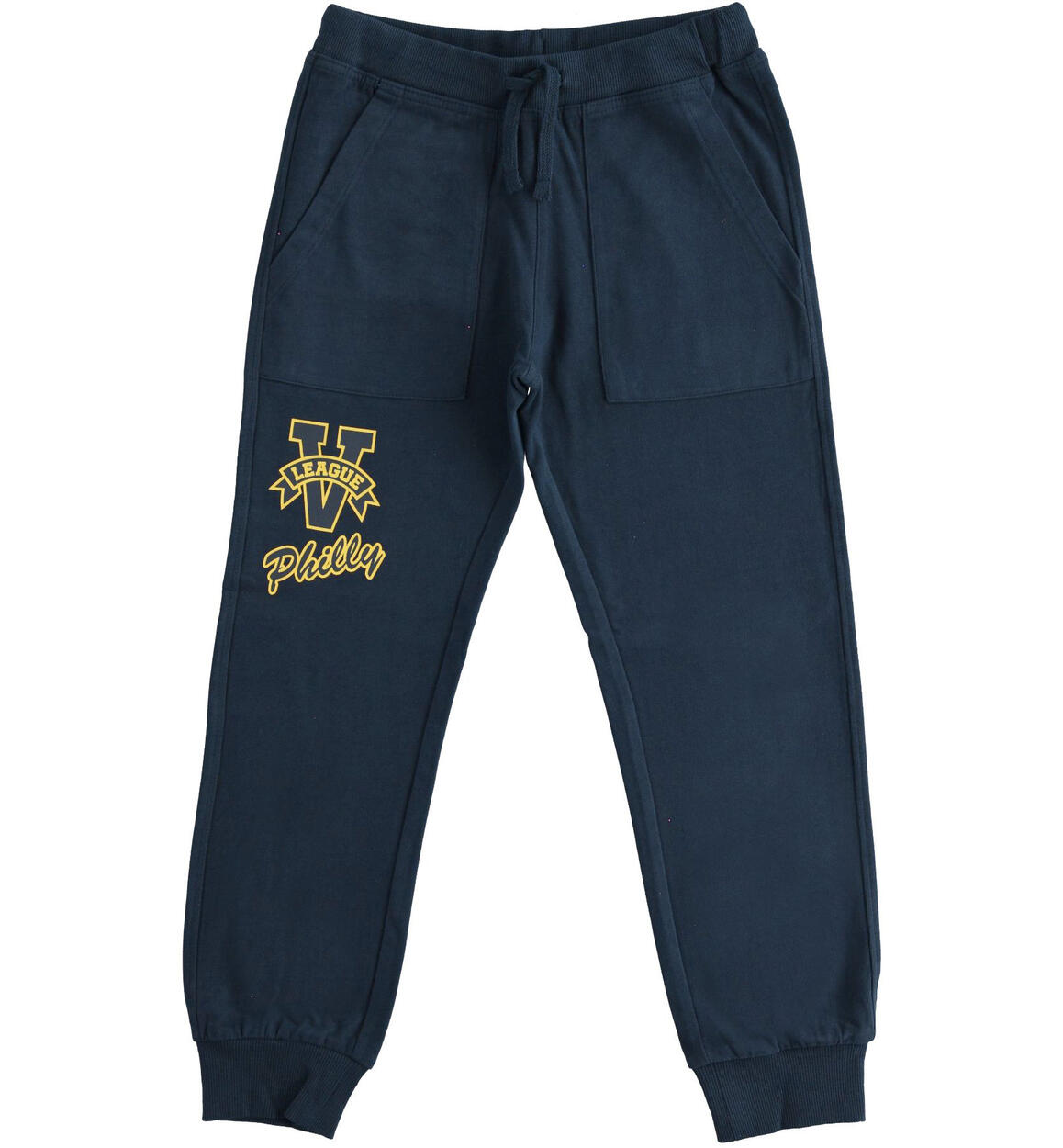 Pantalone ragazzo in jersey BLU iDO