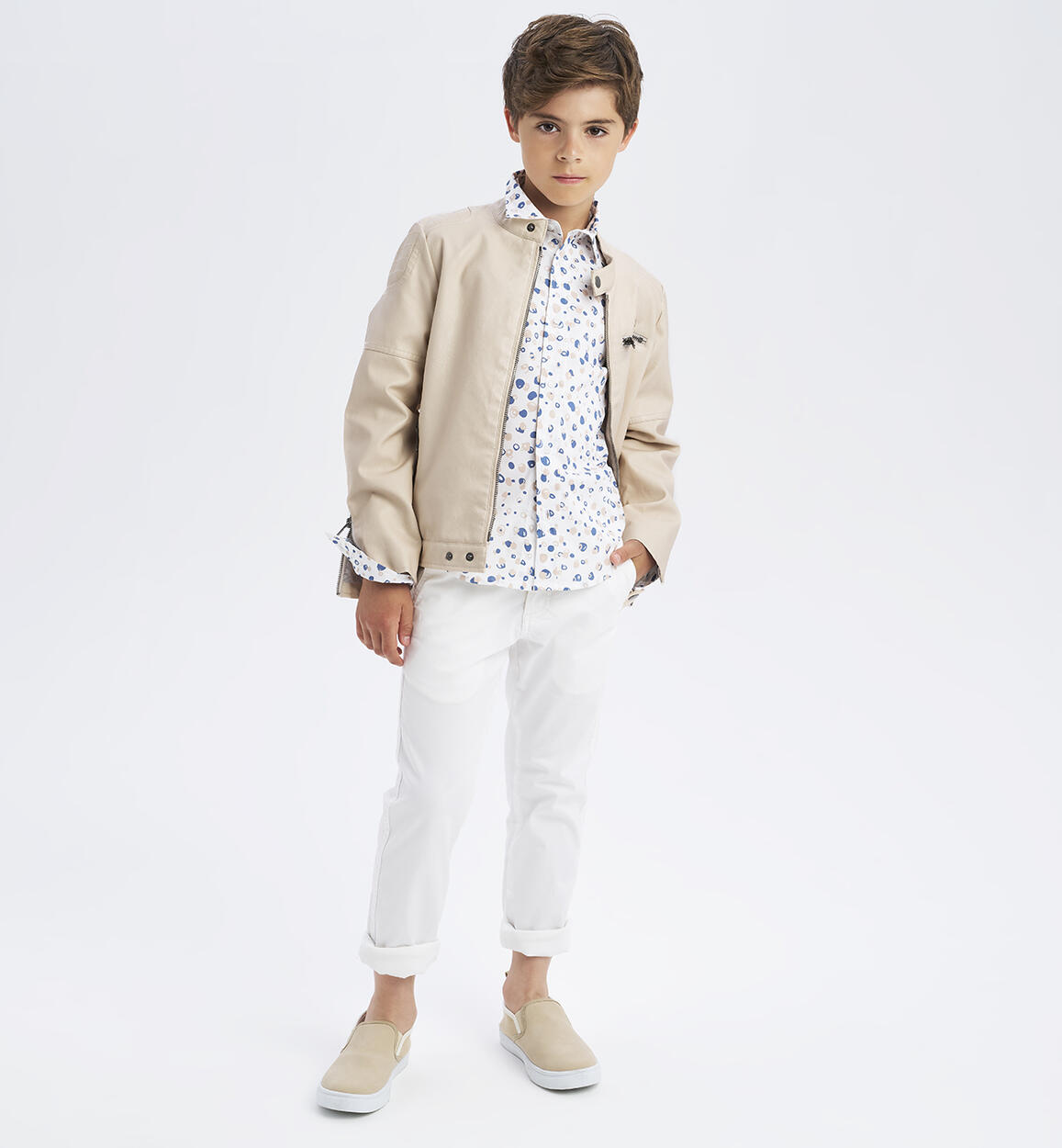 Sarabanda boys' trousers CREAM Sarabanda