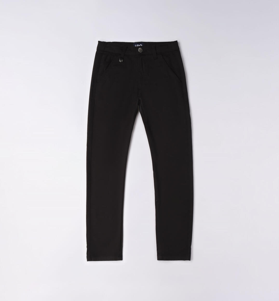 Pantalone slim fit ragazzo NERO iDO