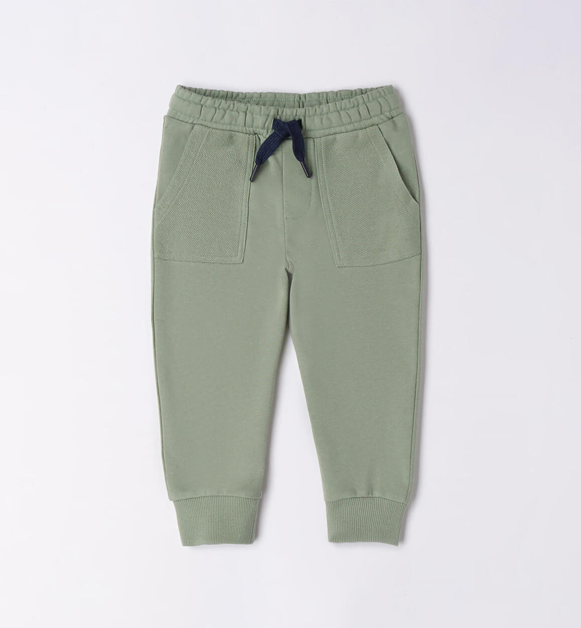 Pantalone sportivo bambino 100% cotone VERDE Sarabanda