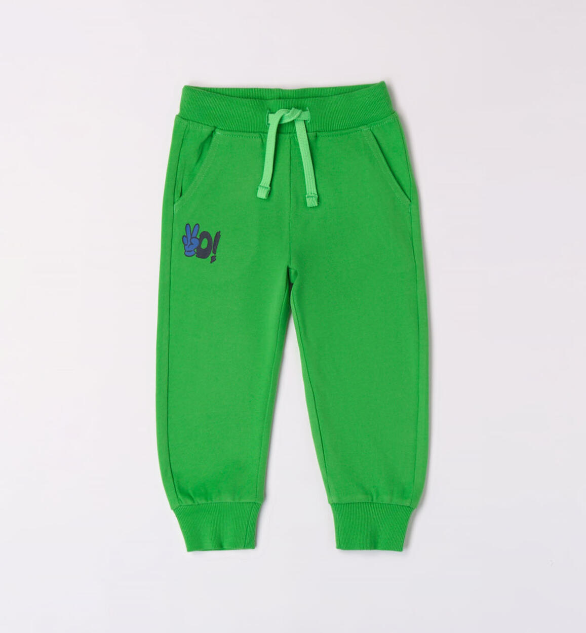 Pantalone tuta bambino VERDE iDO