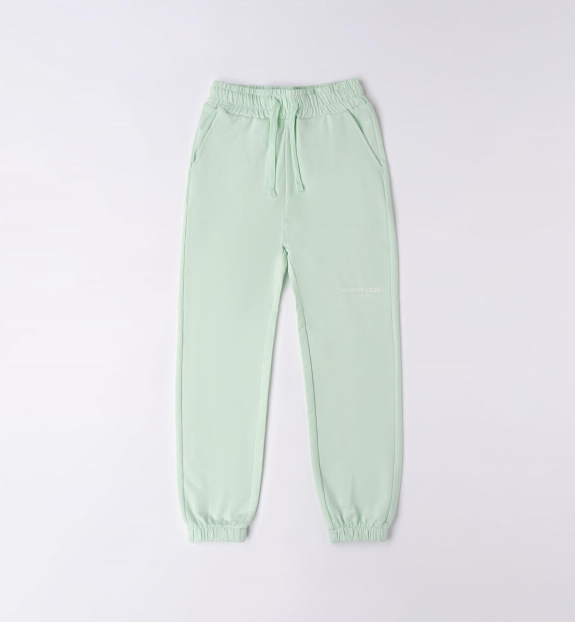 Pantalone tuta ragazza con stampa VERDE iDO