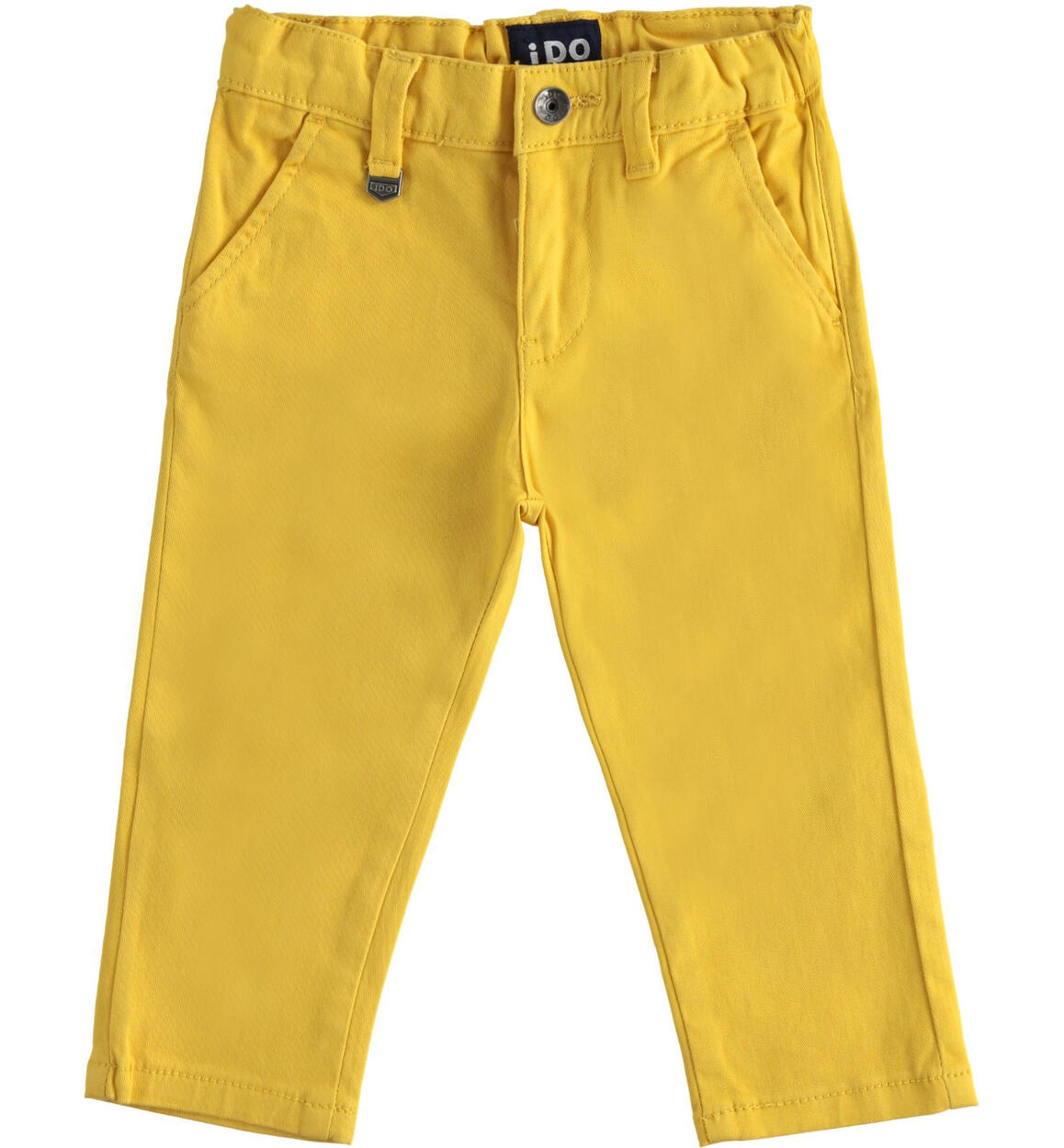 Pantaloni bambino in twill GIALLO iDO