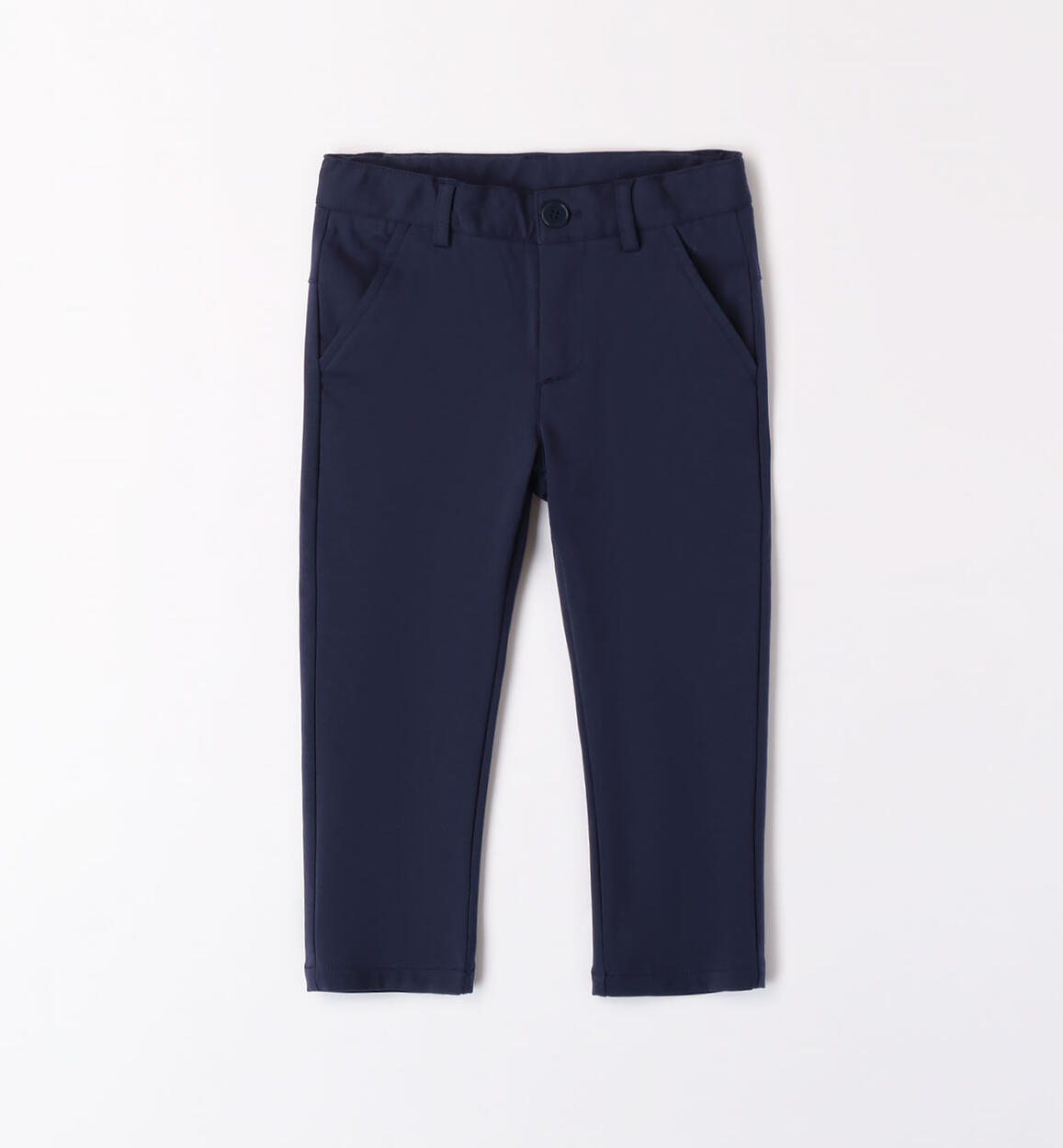 Pantaloni bambino punto milano BLU Sarabanda