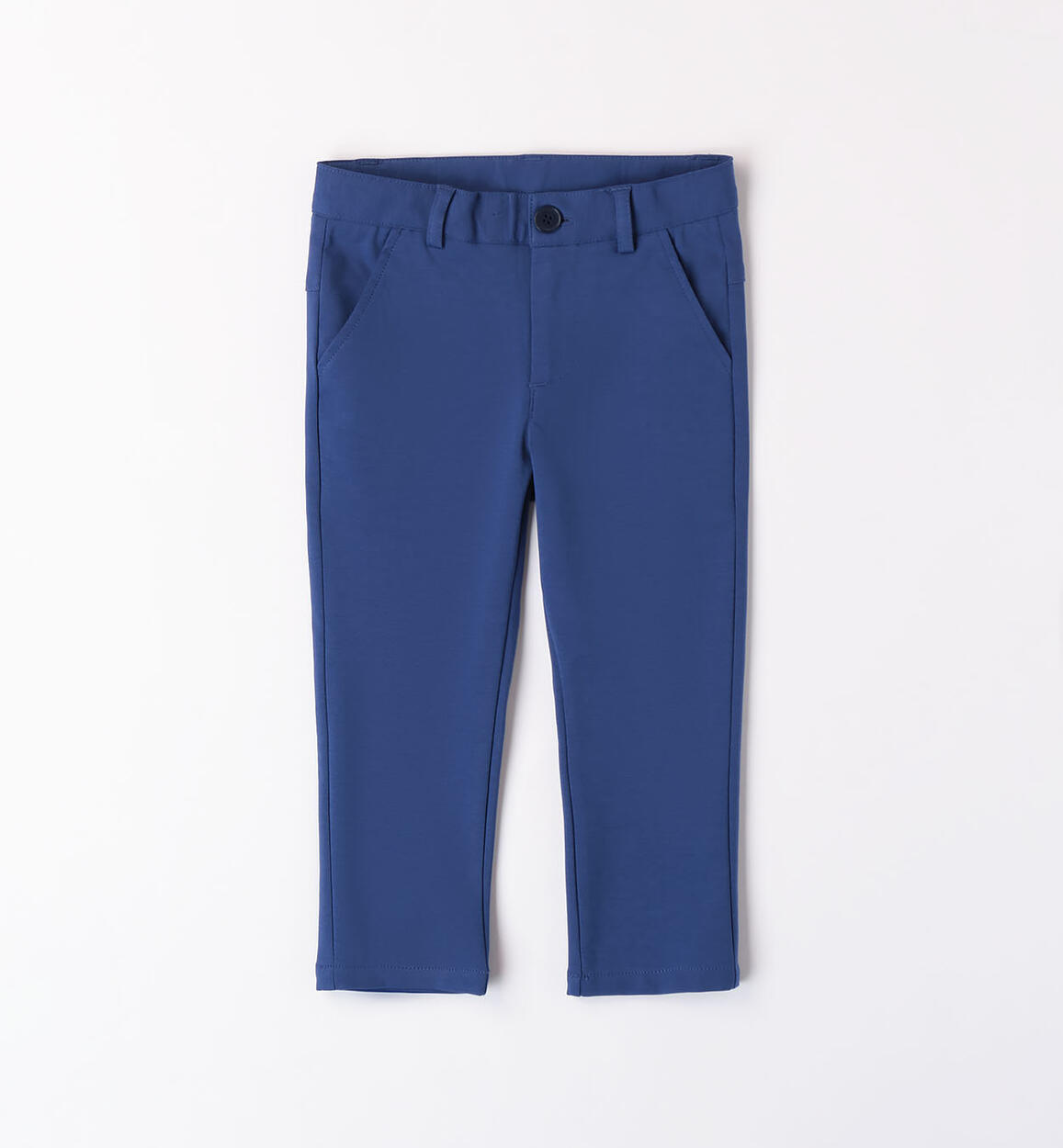 Pantaloni bambino punto milano BLU Sarabanda