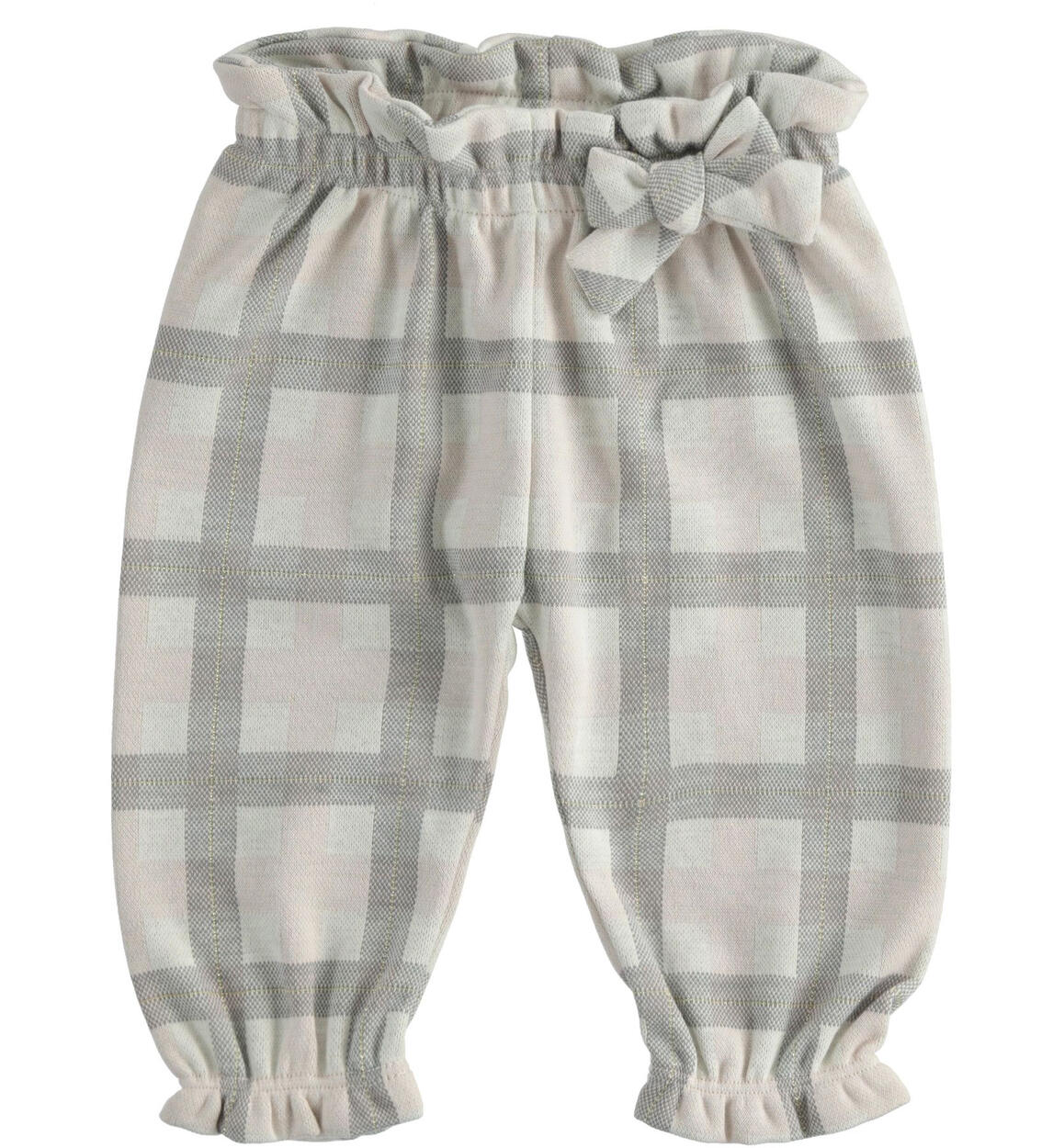 Pantaloni bimba fantasia check ROSA iDO