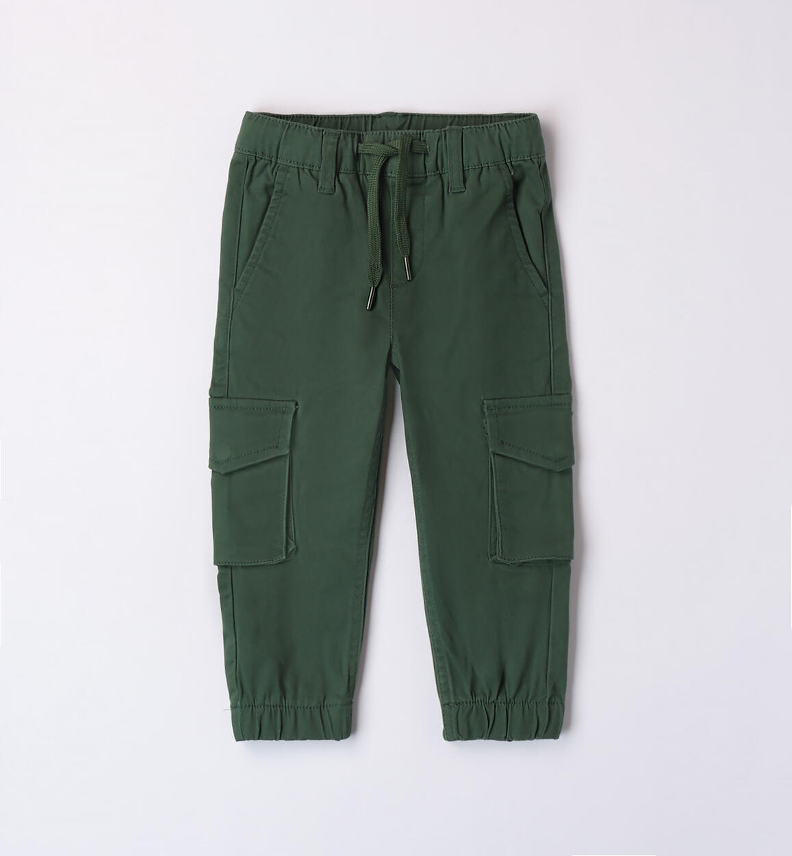 Pantaloni cargo bambino VERDE iDO