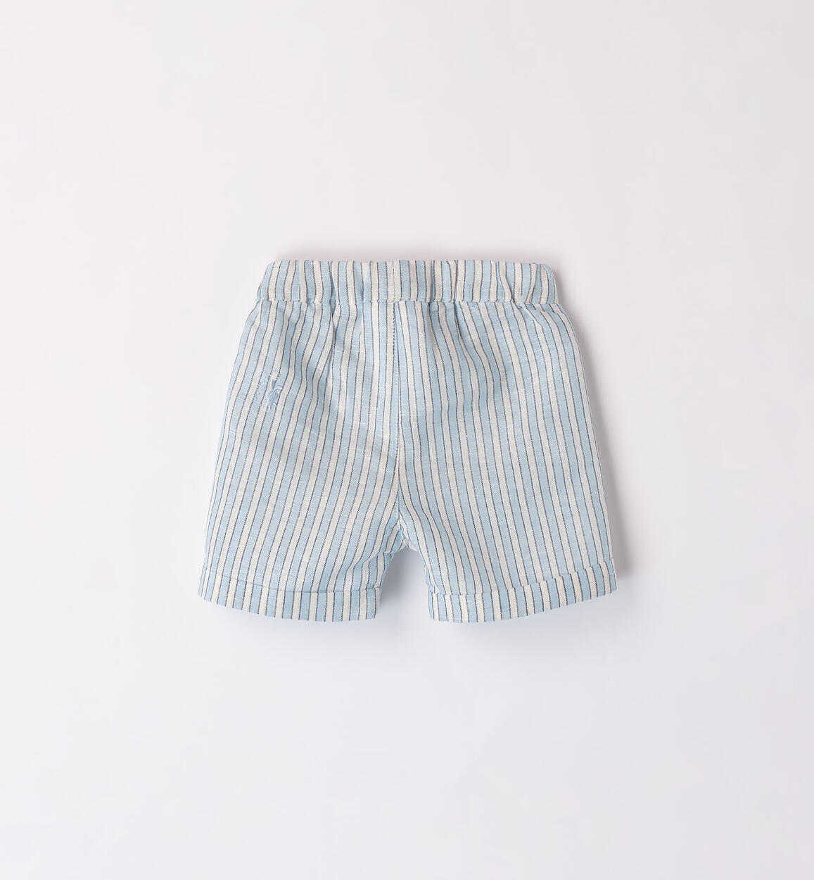 Pantaloni corti neonato AZZURRO iDO