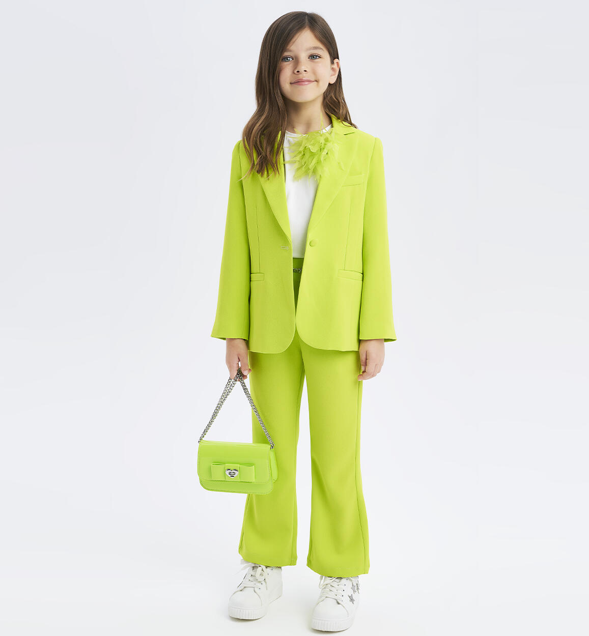 Pantaloni eleganti ragazza VERDE Sarabanda