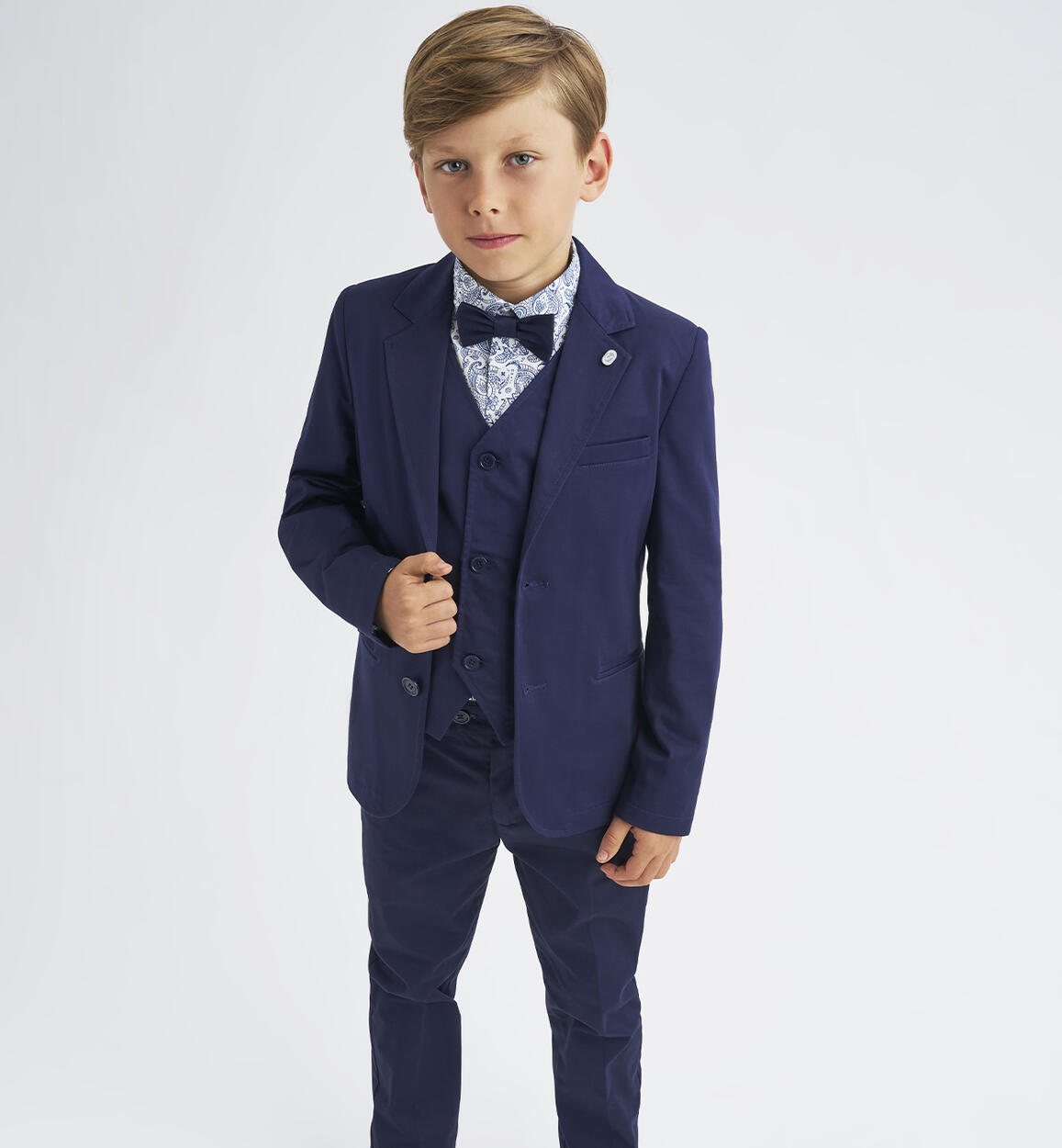 Pantaloni eleganti ragazzo BLU Sarabanda