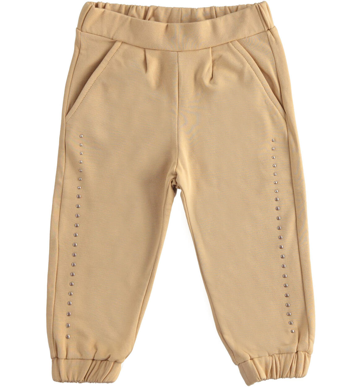 Pantaloni felpati bambina BEIGE iDO