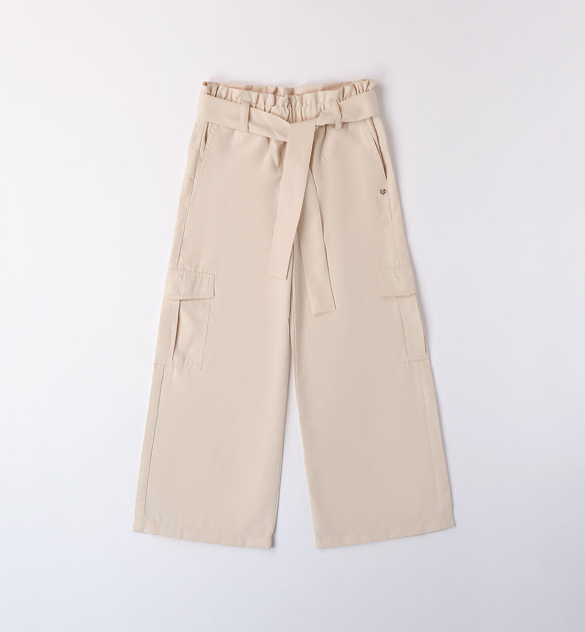 Pantaloni larghi ragazza BEIGE Sarabanda