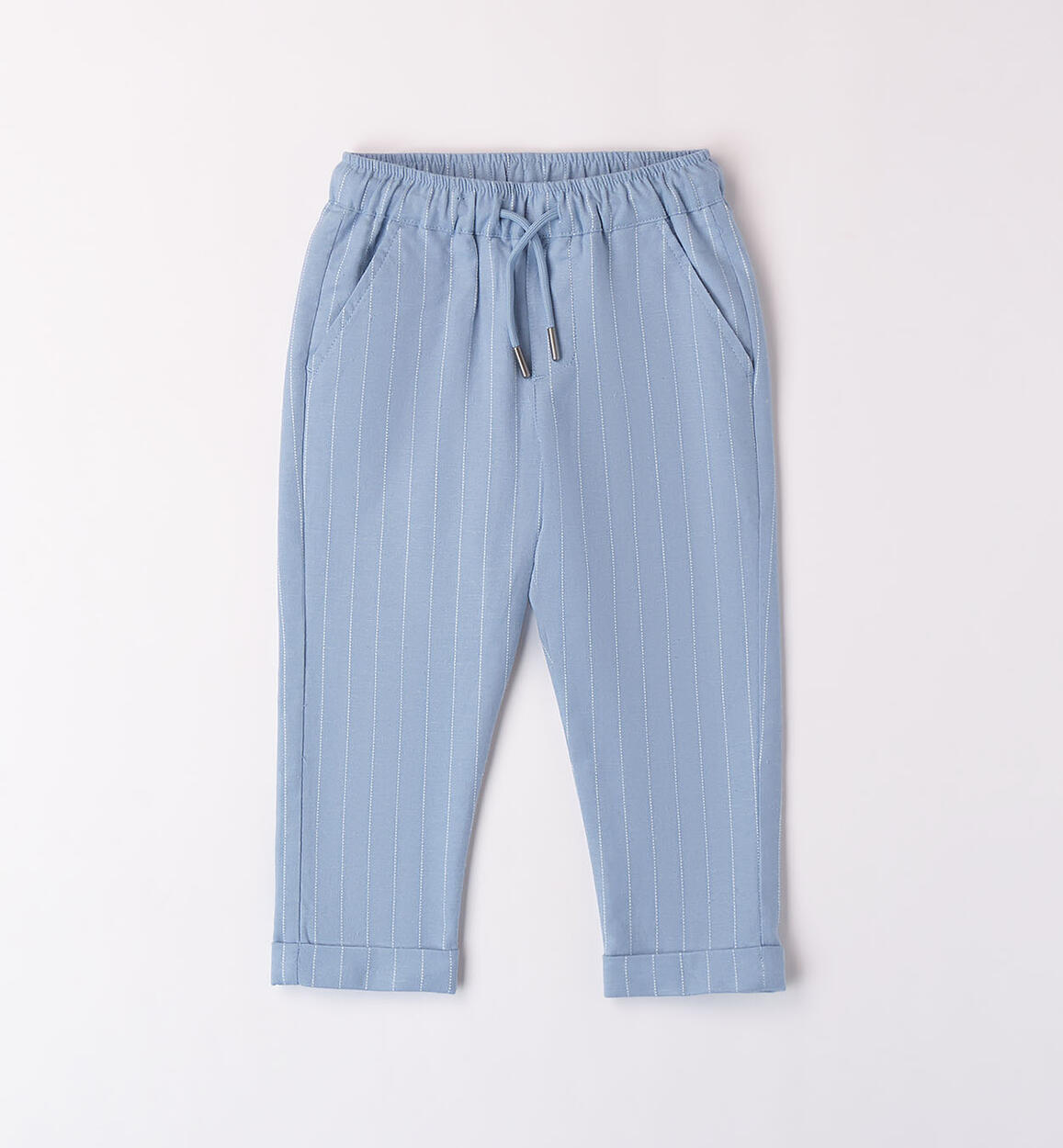 Pantaloni per bambino a righe BLU Sarabanda