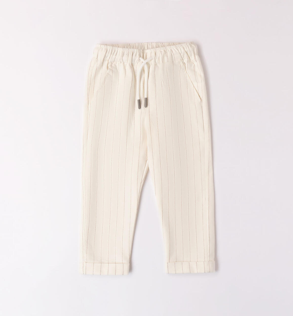 Boys' striped trousers CREAM Sarabanda