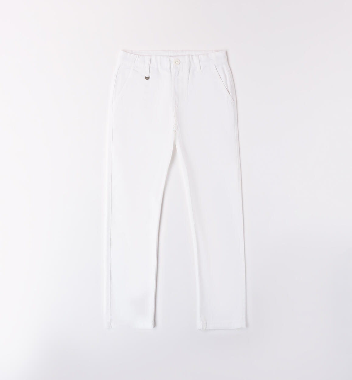 Pantaloni regular fit  per ragazzo BIANCO iDO