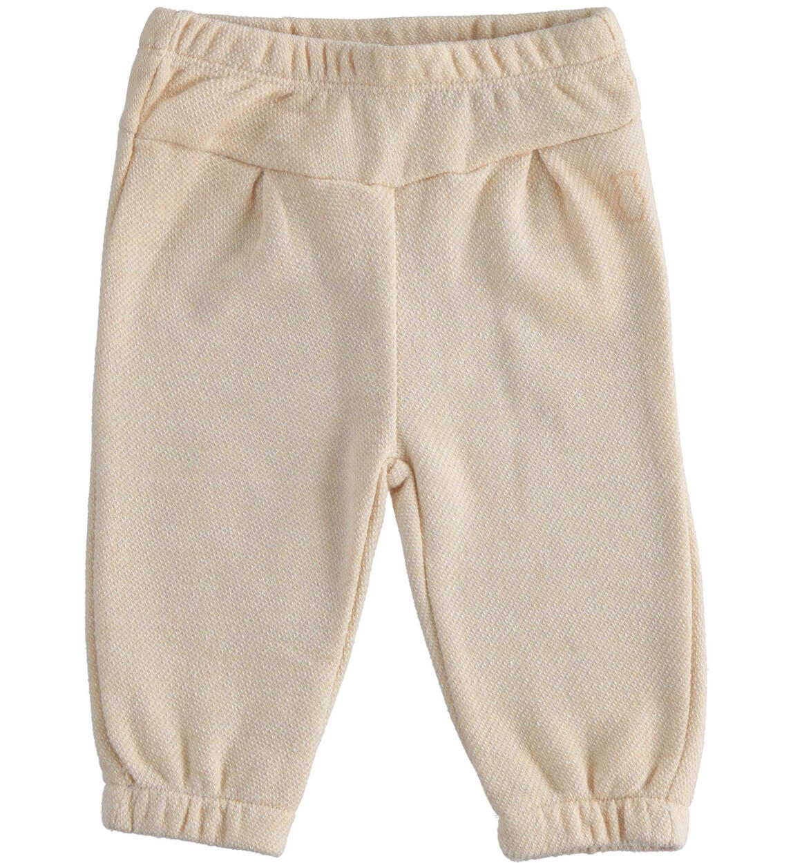 Pantaloni tinto filo neonata BEIGE Minibanda