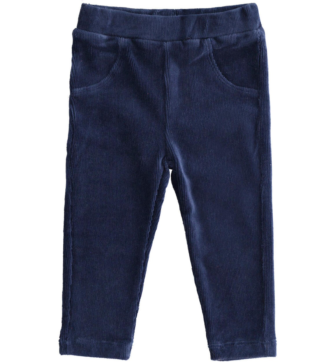 Pantaloni velluto bambina BLU iDO