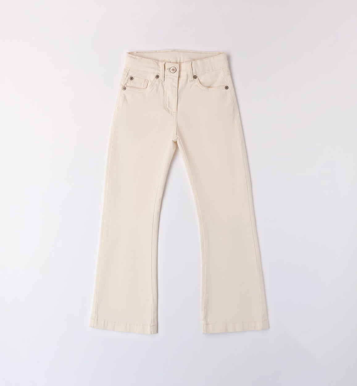 Pantaloni zampa per ragazza BEIGE Sarabanda