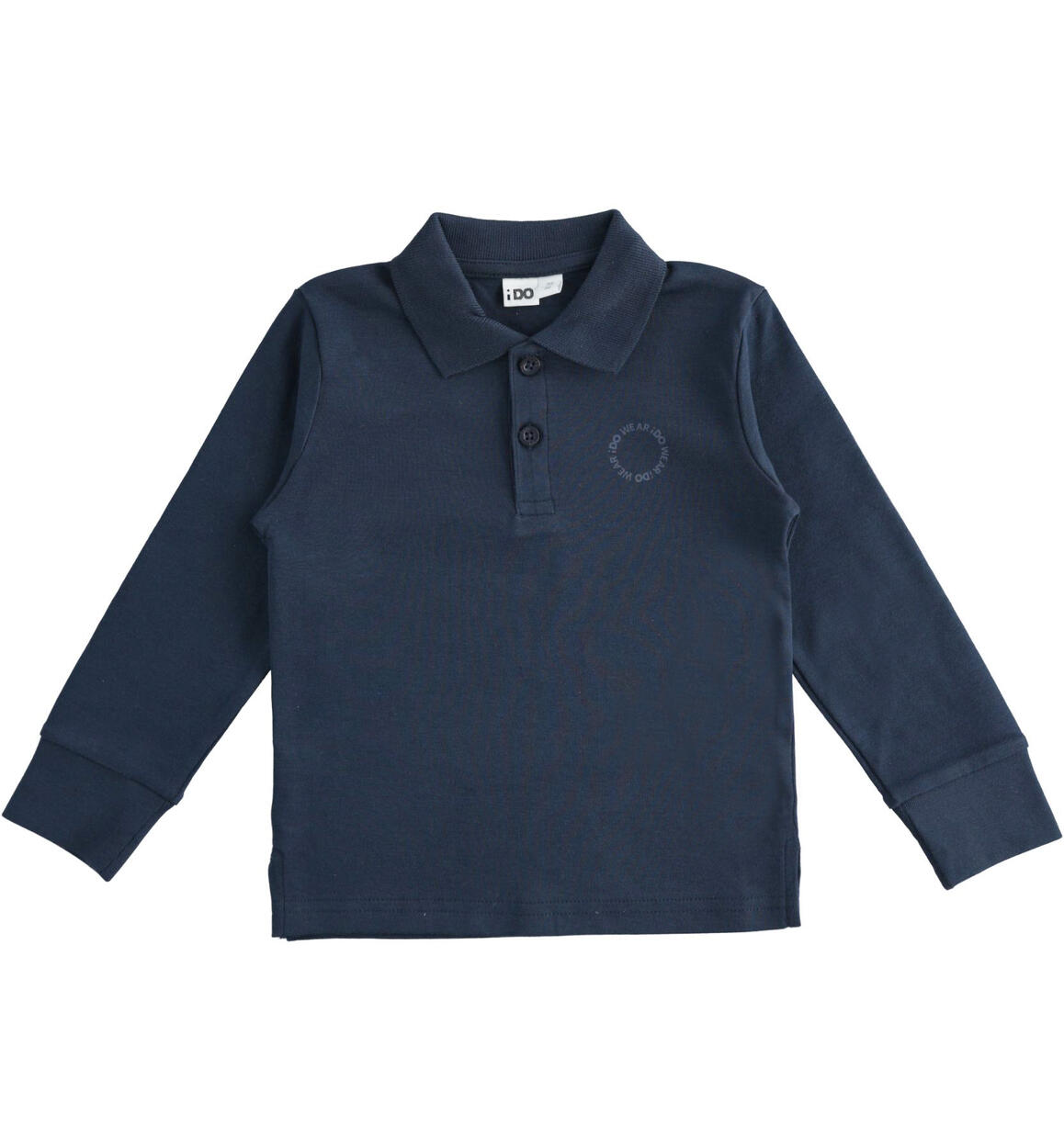 Polo bambino in cotone BLU iDO