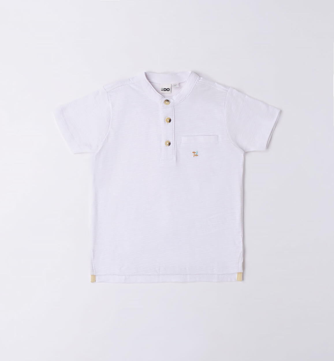 Polo bambino modello serafino BIANCO iDO