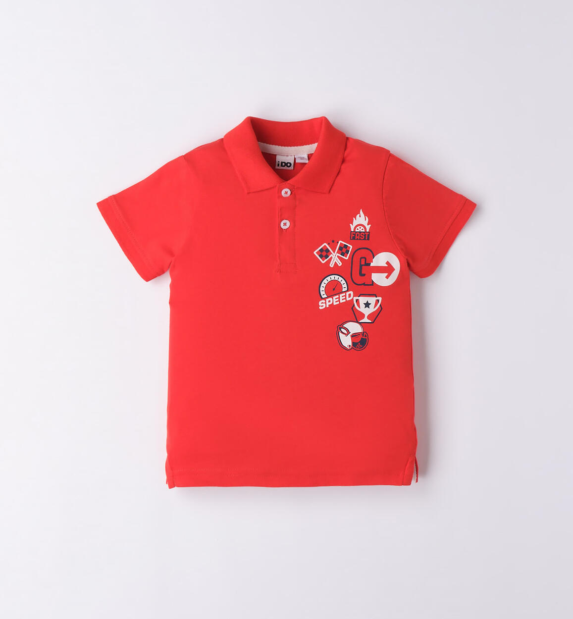 Polo manica corta bambino ROSSO iDO