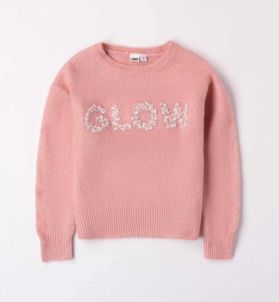 Pullover ragazza in tricot stretch ROSA iDO