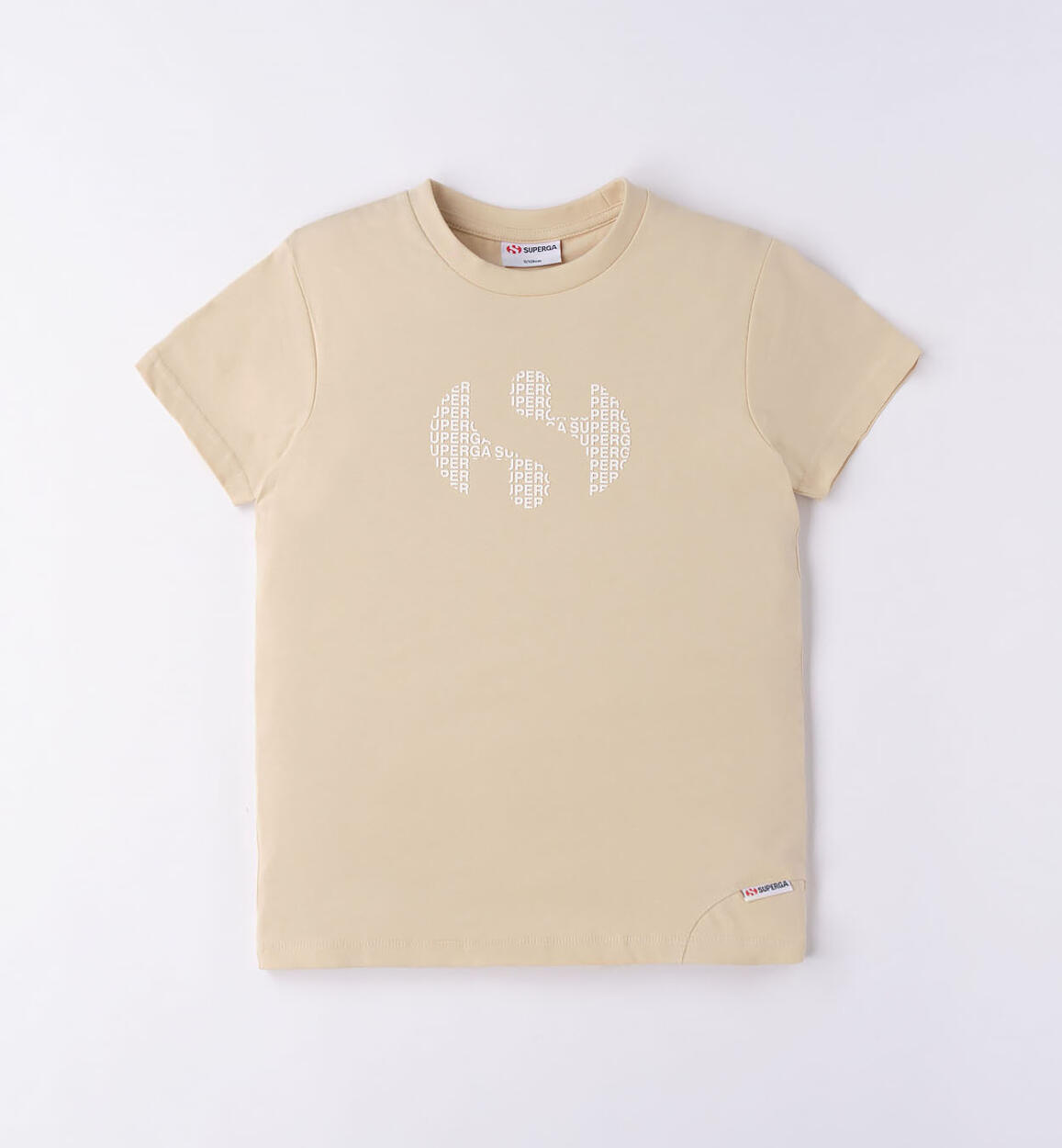 T-shirt Superga 100% cotone BEIGE SUPERGA