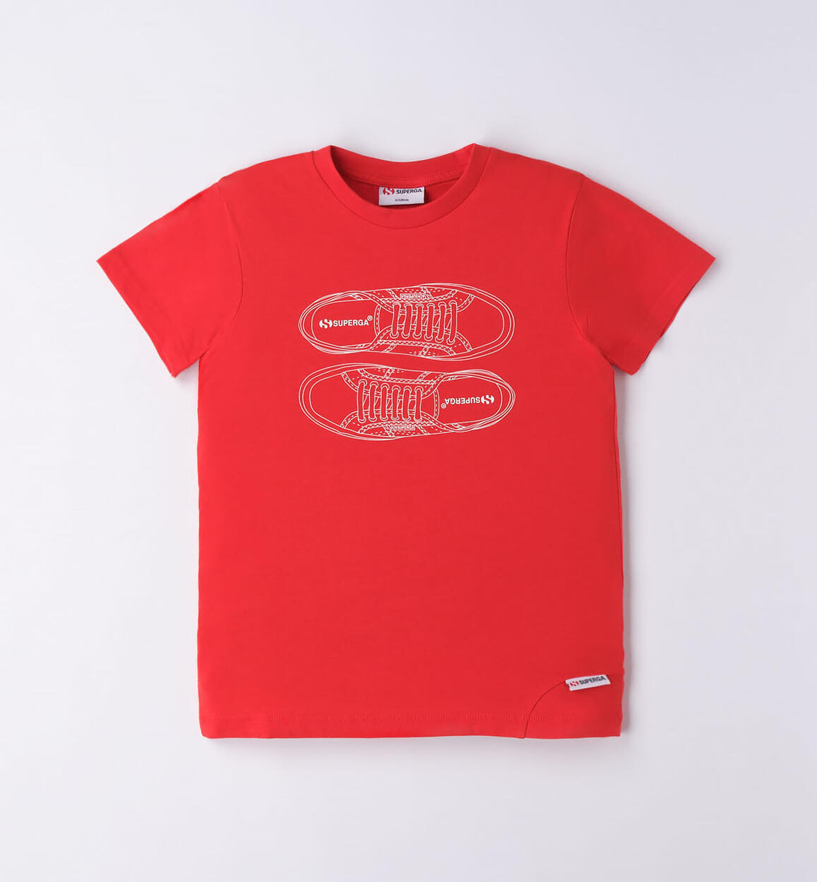 T-shirt Superga 100% cotone ROSSO SUPERGA