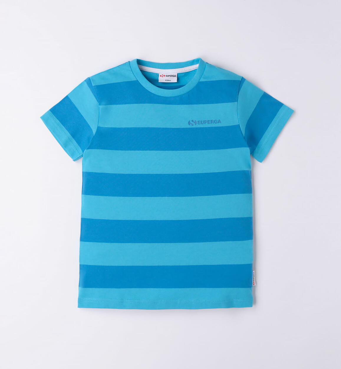 T-shirt azzurra per ragazzo AZZURRO SUPERGA