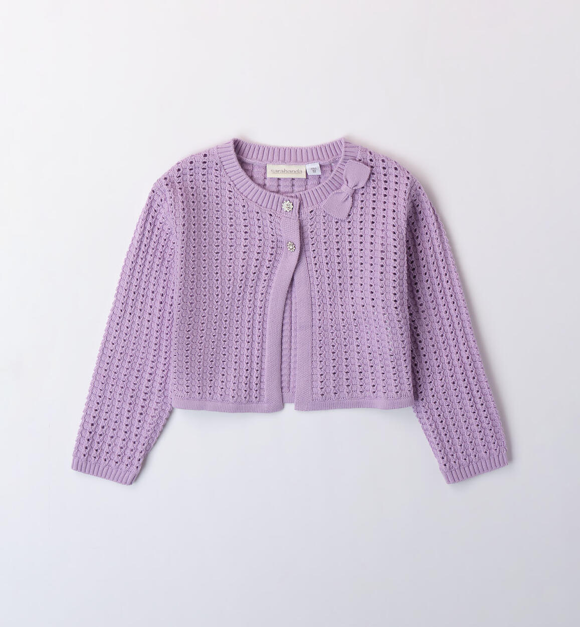 Girls' cropped cardigan  VIOLET Sarabanda