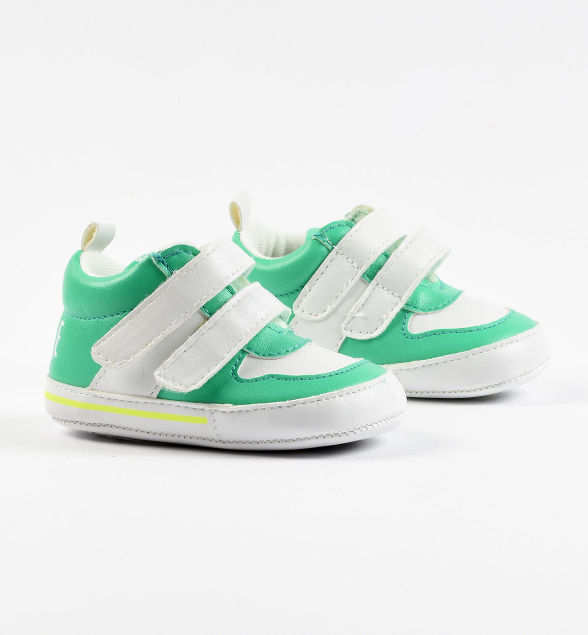 Scarpine per neonato modello sneakers con stampa VERDE iDO