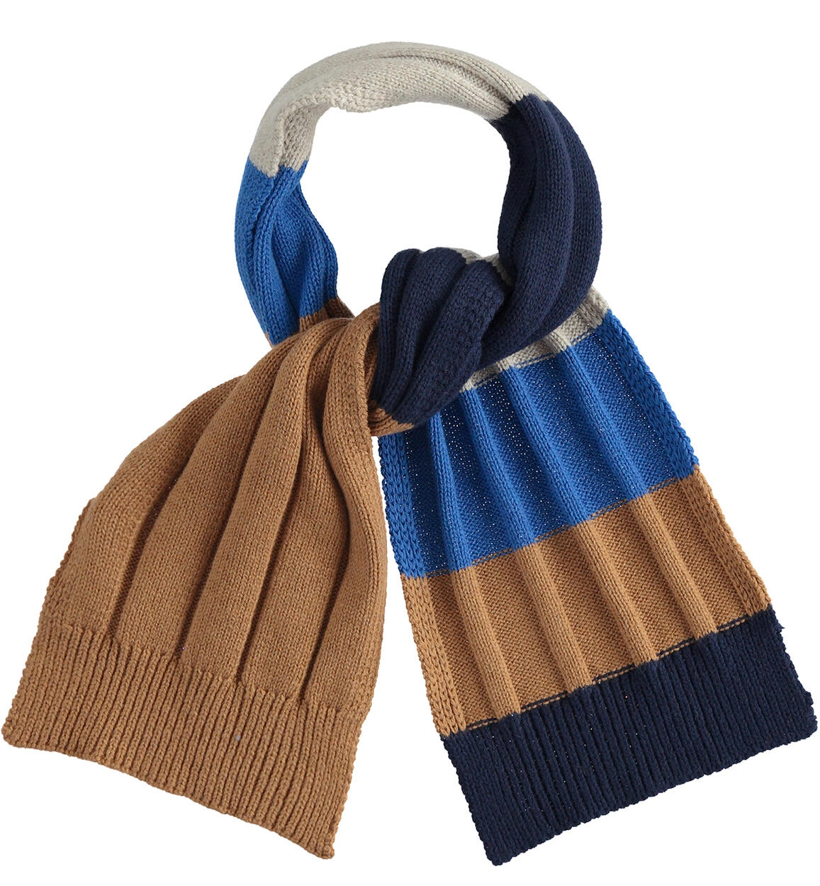 Sciarpa bambino in tricot BLU iDO