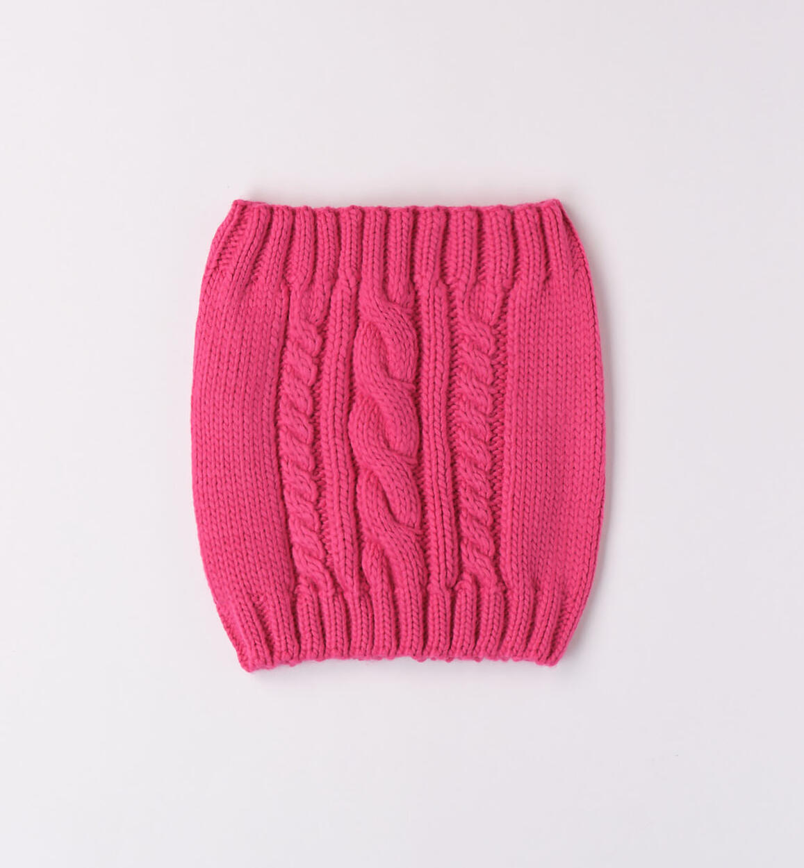 Sciarpa ragazza in tricot FUCSIA iDO