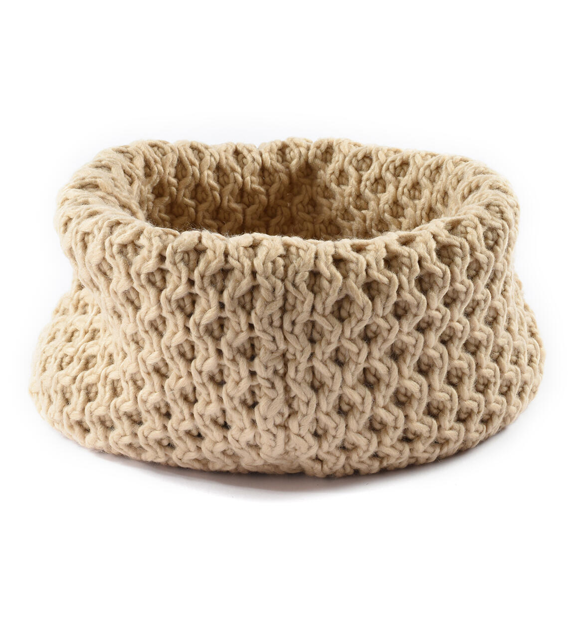 Sciarpa ragazza in tricot BEIGE iDO