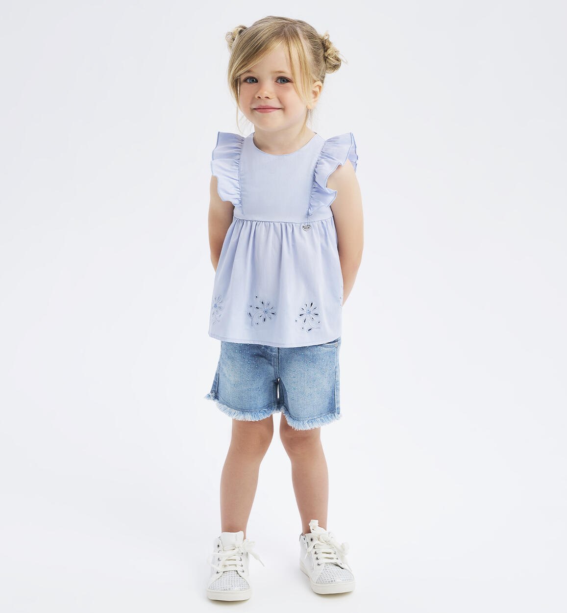 Shorts jeans bambina AZZURRO Sarabanda